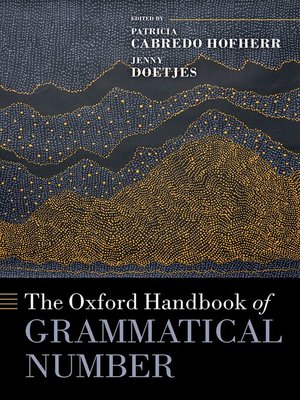 cover image of The Oxford Handbook of Grammatical Number